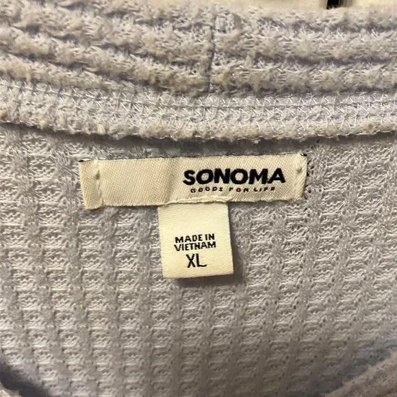 Womens Sonoma Goods for Life Lightweight Sweater - Blue XL - Picture 3 of 3